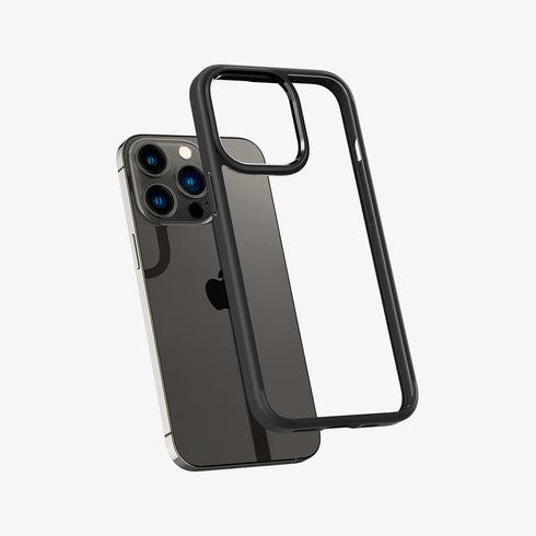 ACS03204 - iPhone 13 Pro Max Case Ultra Hybrid in crystal clear showing the back